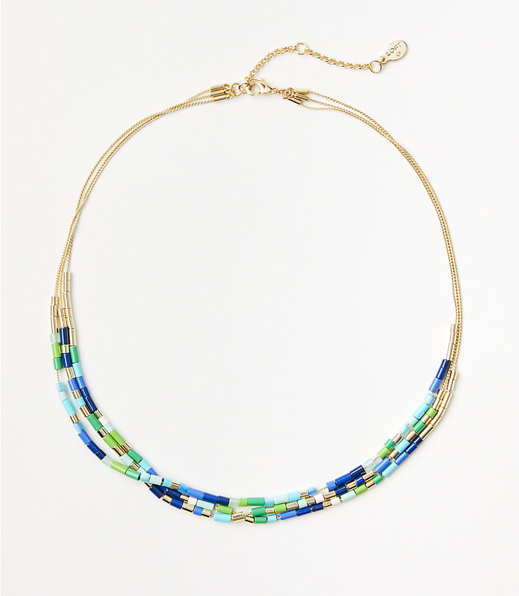 Enamel Layered Necklace image number null