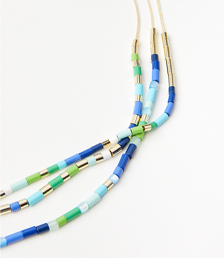 Enamel Layered Necklace image number null