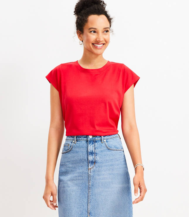 red wedge t shirt