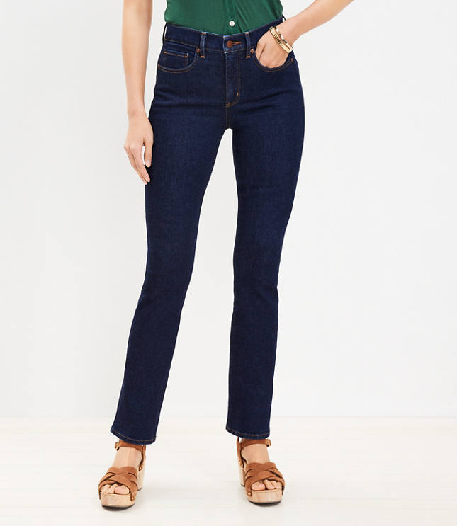 Mid Rise Boot Jeans in Dark Rinse - Dark Rinse