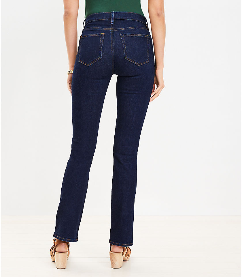 Mid Rise Boot Jeans in Dark Rinse