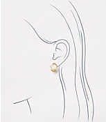 Pearlized Stud Earrings carousel Product Image 2