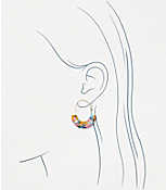 Small Resin Hoop Earrings carousel Product Image 2