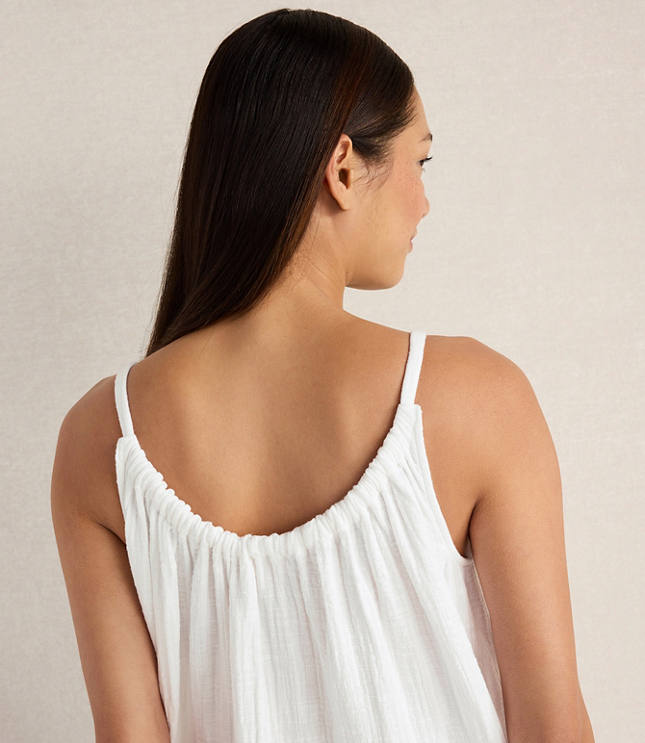 Haven Well Within Textured Cotton Gauze Flowy Midi Dress carousel Product Image 3