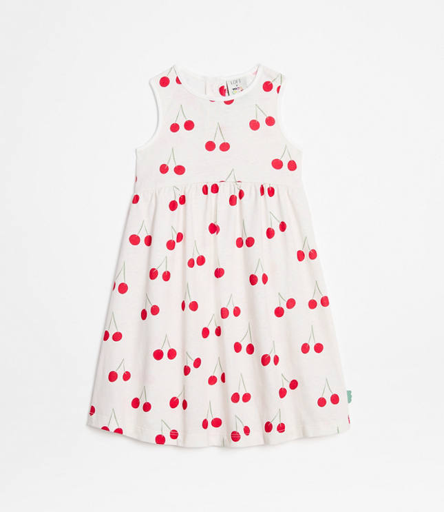LOFT x Mon Coeur Recycled Cotton Cherry Tank Dress