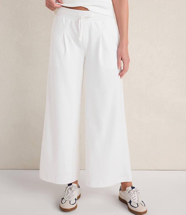 Haven Well Within Organic Cotton Interlock Pleated Pants carousel Product Image 1