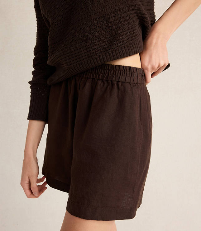 Haven Well Within Linen Shorts carousel Product Image 3