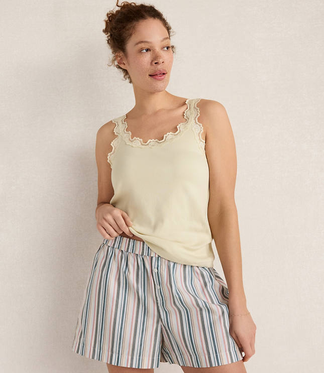 Haven Well Within Organic Cotton Poplin Boxer Shorts carousel Product Image 2