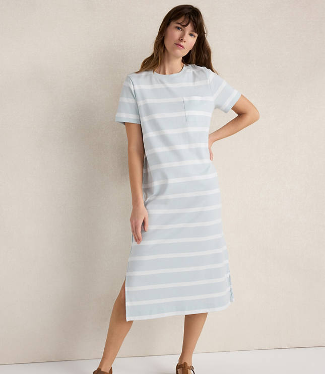 HWW HVY WT INTERLOCK MIDI T-SHIRT DRESS