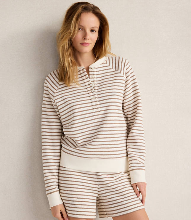 Haven Well Within Cotton Blend Textured Henley
