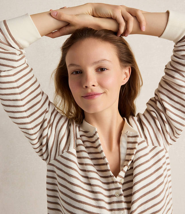 Haven Well Within Cotton Blend Textured Henley