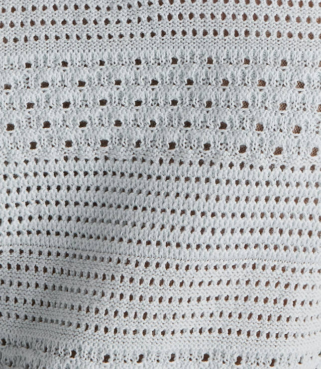 Haven Well Within Cotton Mixed Stitch Johnny Collar Sweater carousel Product Image 4
