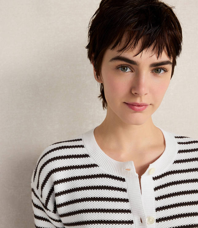 Haven Well Within Cotton Stripe Cardigan