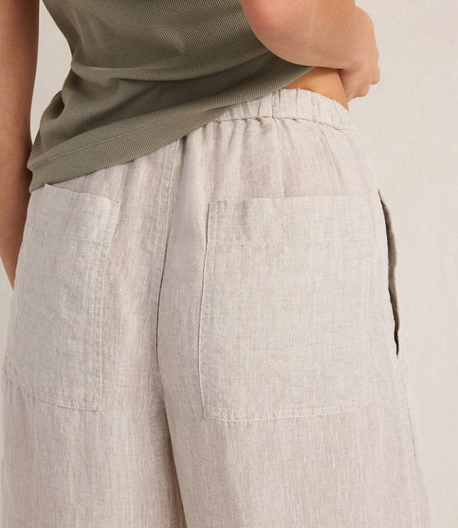 Haven Well Within Linen Wide Leg Drawstring Pants carousel Product Image 2