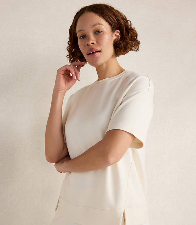Haven Well Within Soft Knit Short Sleeve Top carousel Product Image 1