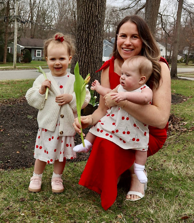 LOFT x Mon Coeur Linen Cherry Dress