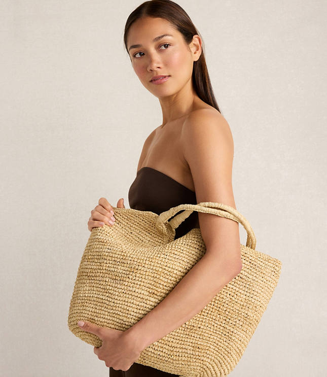 Haven Well Within Raffia Tote