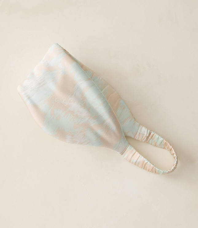 Haven Well Within Washable Silk Printed Puffer Eye Mask