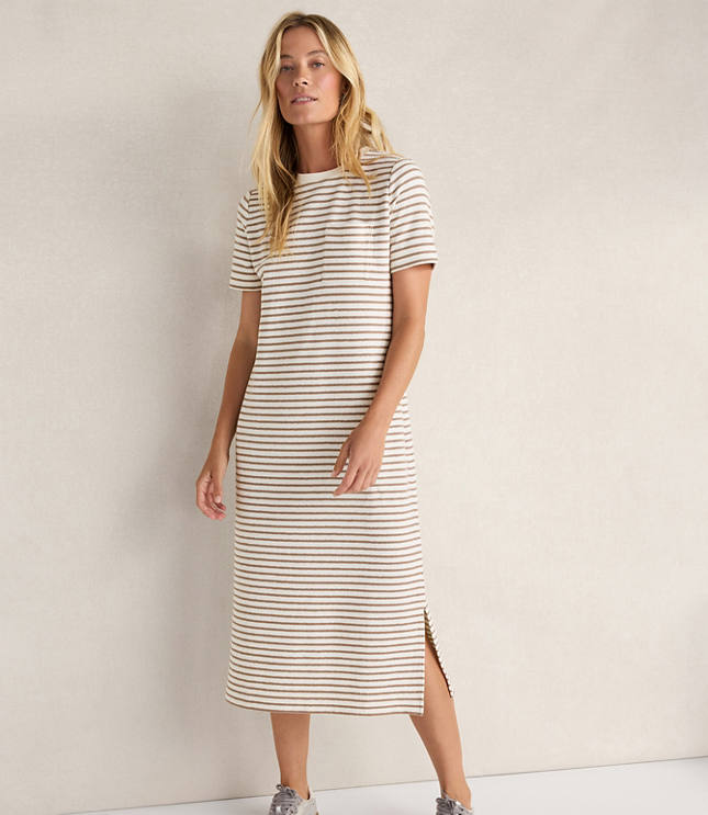 Haven Well Within Cotton Blend Textured T-Shirt Dress