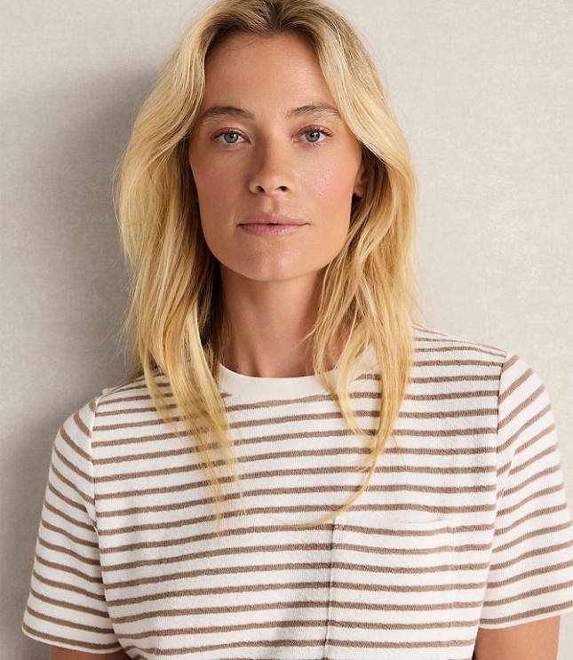 Haven Well Within Cotton Blend Textured T-Shirt Dress