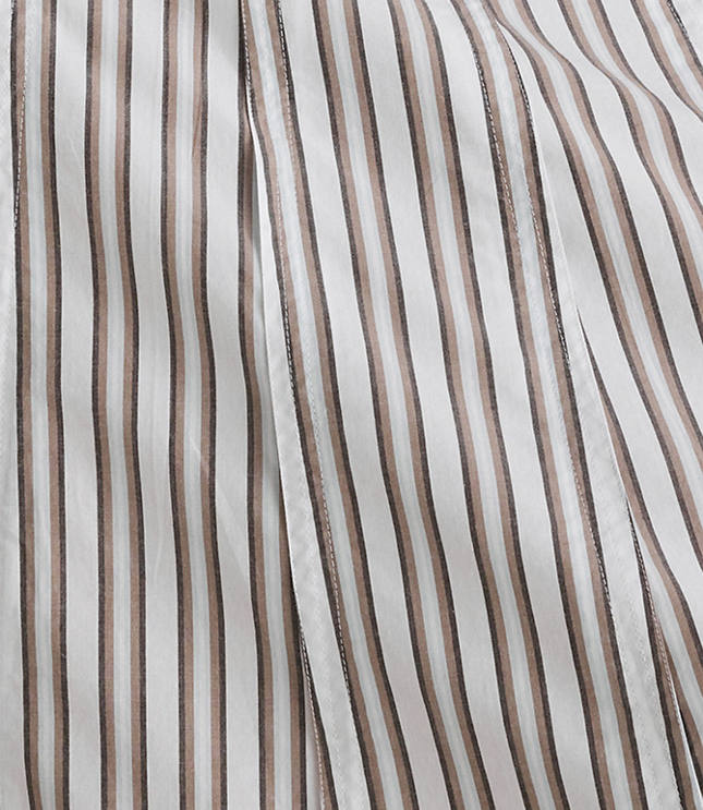 Haven Well Within Organic Cotton Poplin Stripe Drop Waist Skirt