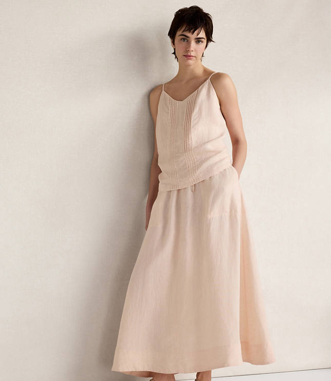 Haven Well Within Linen Pintuck Cami