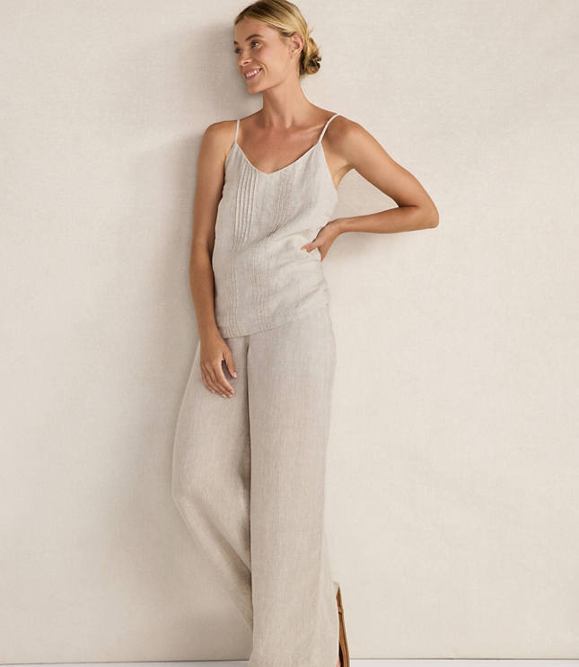 Haven Well Within Linen Pintuck Cami carousel Product Image 2