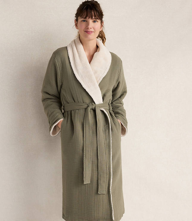 Haven Well Within Cotton Gauze Plush Robe carousel Product Image 1