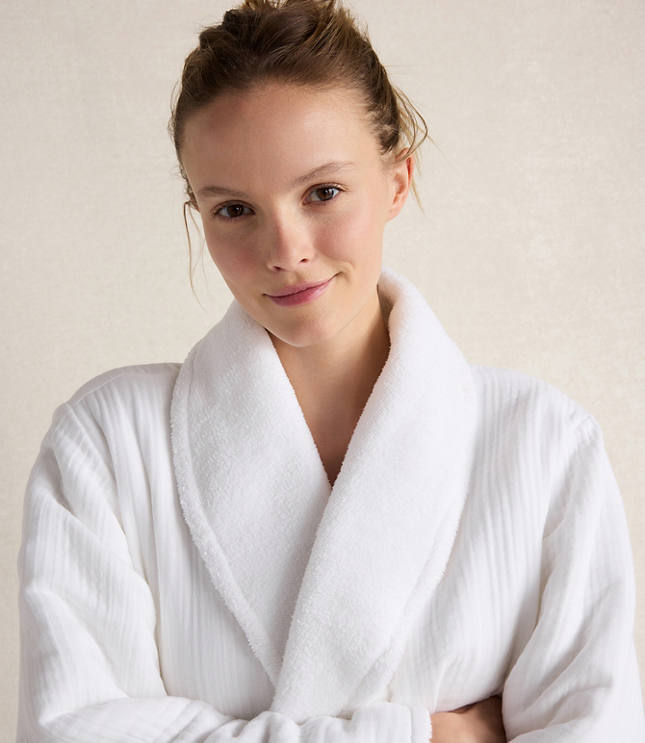Haven Well Within Cotton Gauze Plush Robe carousel Product Image 3