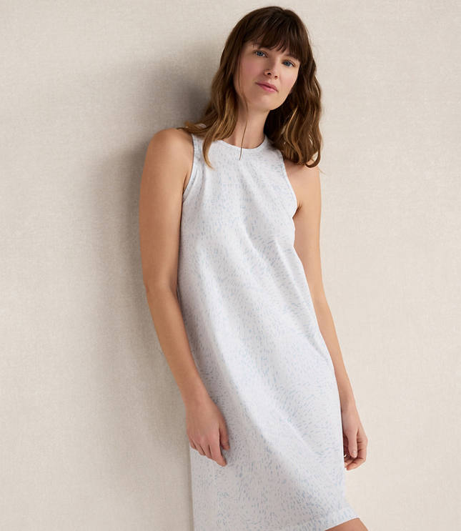 Haven Well Within Organic Cotton Jersey Rippled Sand Chemise carousel Product Image 1