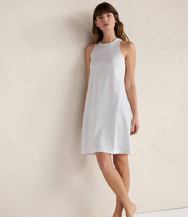 Haven Well Within Organic Cotton Jersey Rippled Sand Chemise carousel Product Image 2