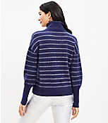 Shimmer Stripe Turtleneck Sweater carousel Product Image 3