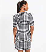 Petite Houndstooth Puff Sleeve Pocket Dress carousel Product Image 2