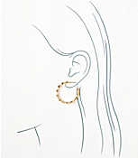 Heart Hoop Earrings carousel Product Image 2