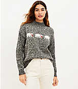Polar Bear Mock Neck Sweater carousel Product Image 2