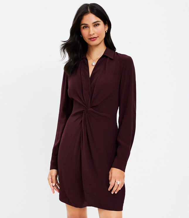 Petite Twist Shirtdress