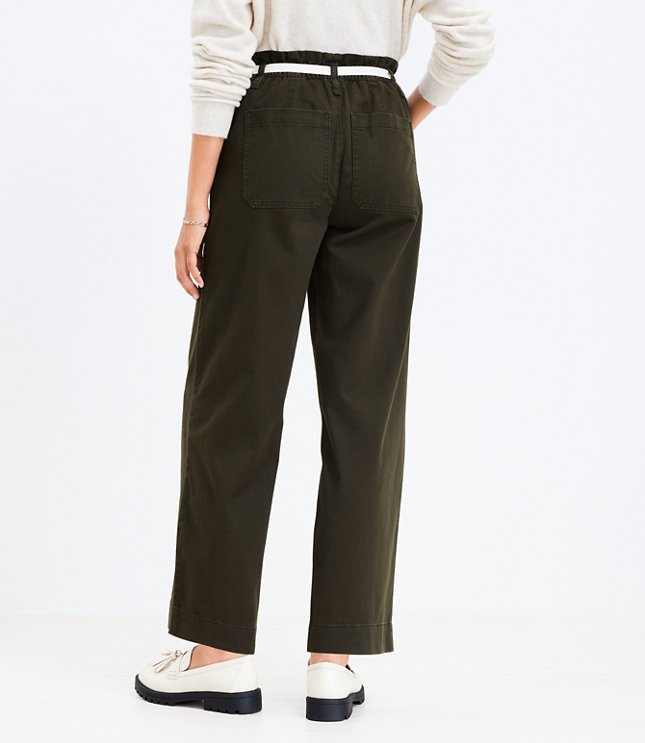 Tall Paperbag Utility Pants Twill