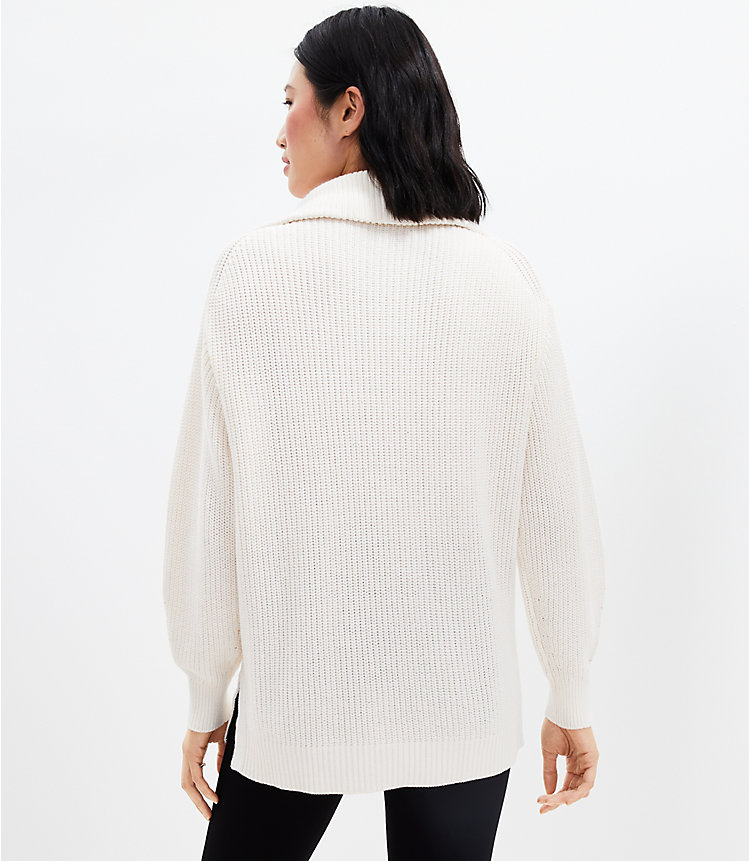 Petite Lou & Grey Ribbed Half Zip Sweater image number 2