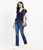 Mid Rise Boot Jeans in Vintage Dark Wash carousel Product Image 2