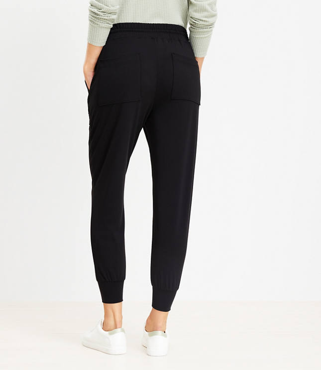 LOFT Petite Lou & Grey Marled Luvstretch Joggers - ShopStyle Pants