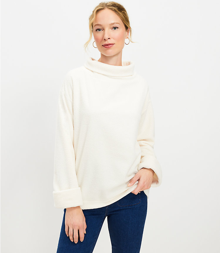 Cozy Funnel Neck Top image number null