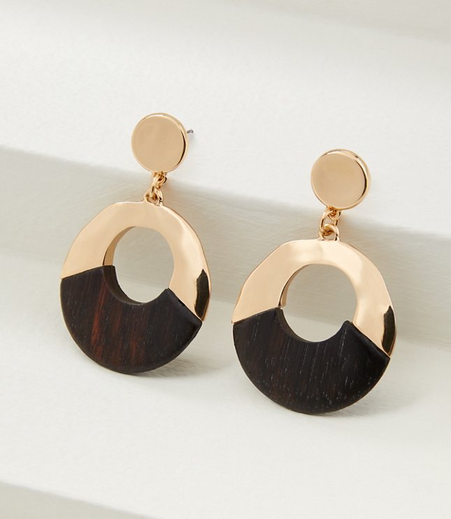 Mother Of Pearl Modern Drop Earrings