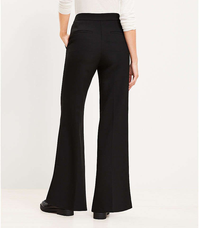 Tall Wide Leg Trousers in Doubleface