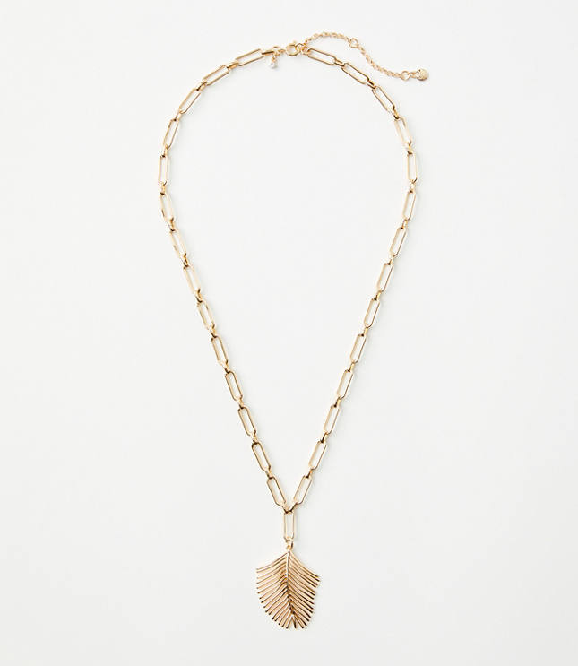 Palm Leaf Necklace