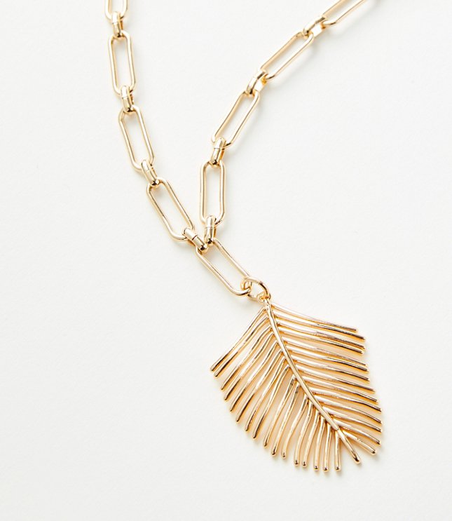 Palm Leaf Necklace