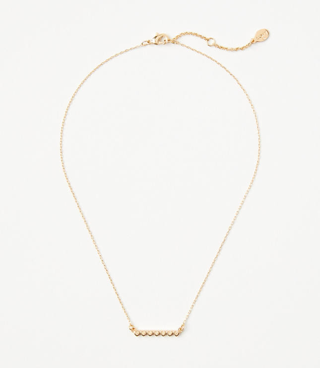 Ann taylor pave bar on sale necklace