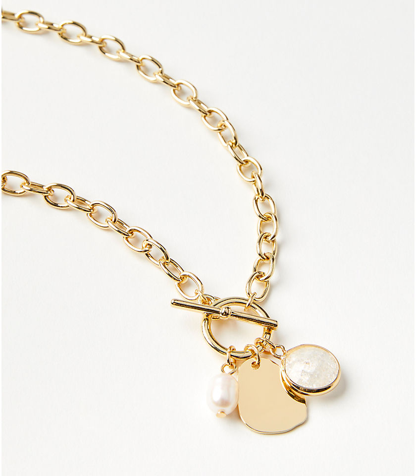 Toggle Charm Necklace