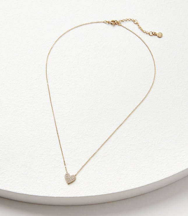 Demi Fine Sparkle Heart Necklace