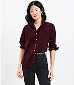 Petite Corduroy Relaxed Everyday Shirt carousel Product Image 1