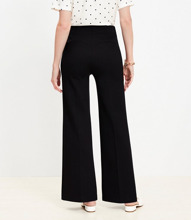 Tall Ponte Wide Leg Pants